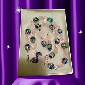 Fashionable Necklace and Earring Set